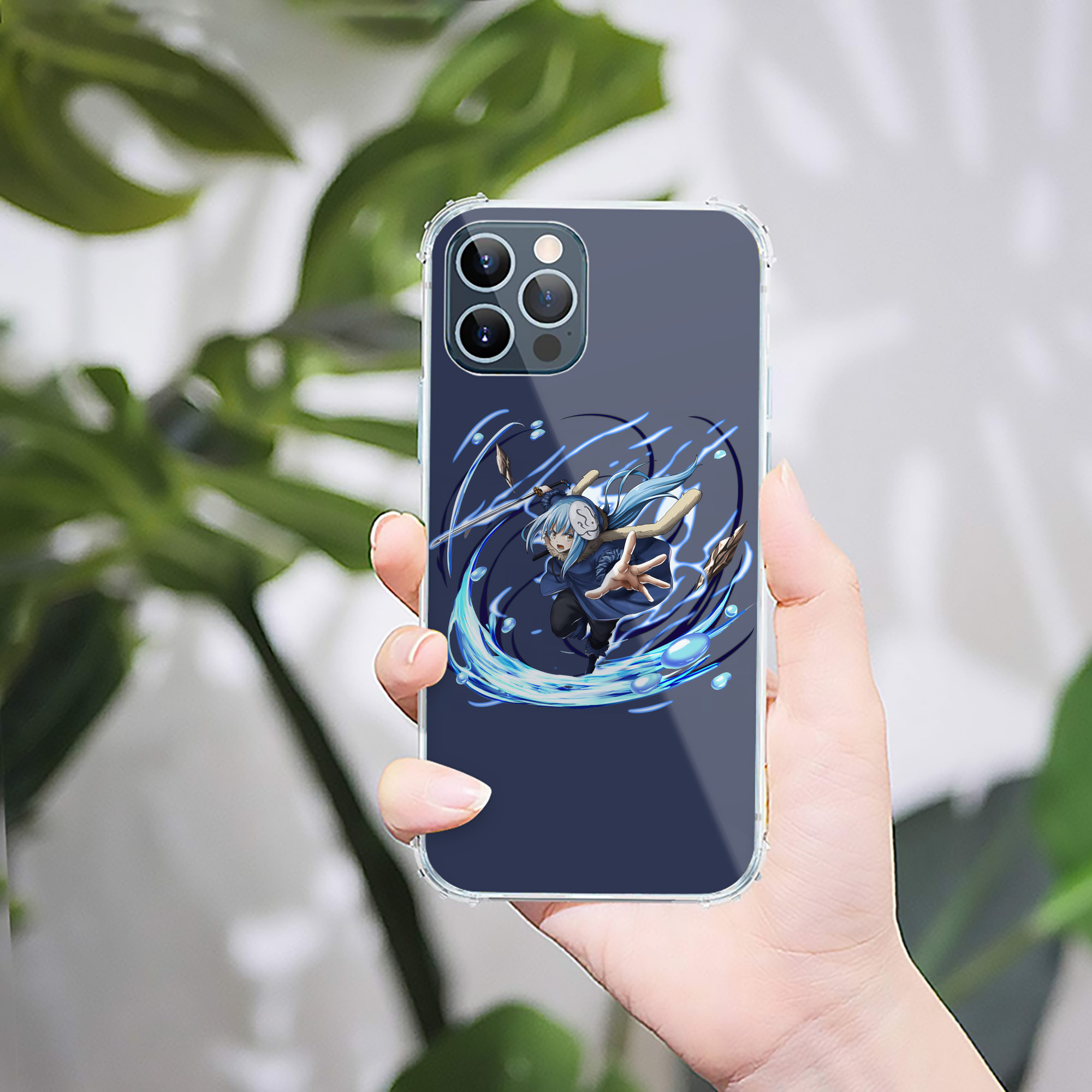 （画像用） 転スラ Regarding Reincarnated to Slime 【iPhone 12シリーズ対応】透明スマホケース（クリアソフトケース）